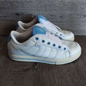 DVS Blue & White Skate Shoes Size 8